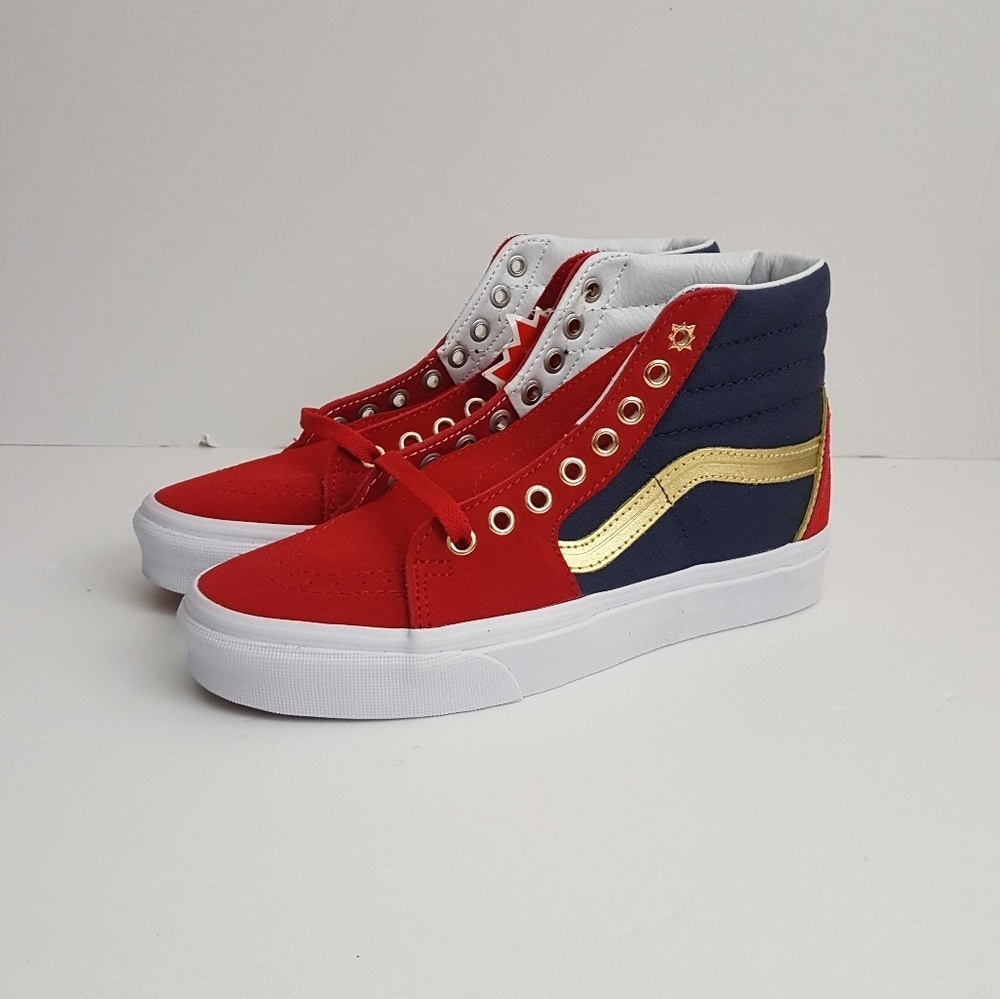 Vans Sk8-hi Captain Marvel size 6 womens 4.5 mens